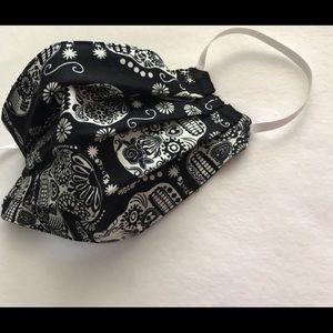 Glow in the dark Skulls cloth face mask face cover